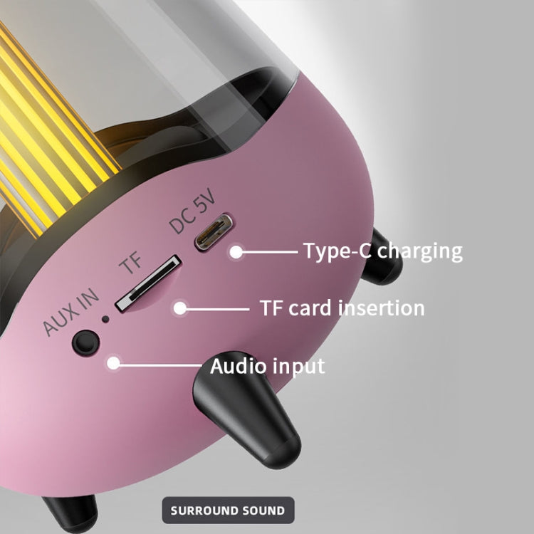 LP-20 LEDナイトライト ワイヤレス Bluetooth 5.0 ミュージックスピーカー TFカード/AUX対応
