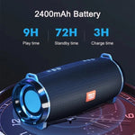 T&G TG192 LED点滅ライト ポータブルワイヤレスバス 3Dステレオ Bluetoothスピーカー FM/TFカード/USB対応