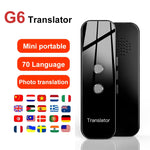 G6 ポータブル即時リアルタイム音声翻訳機 多言語翻訳機 音声翻訳 パーソナル旅行アシスタント、G6 グレー、G6 ブラック