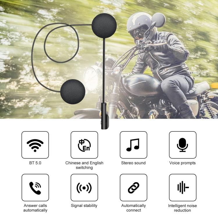 T4 バイク用ヘルメット Bluetoothヘッドセット BT 5.0 ステレオ 自動接続対応 SIRI、T4