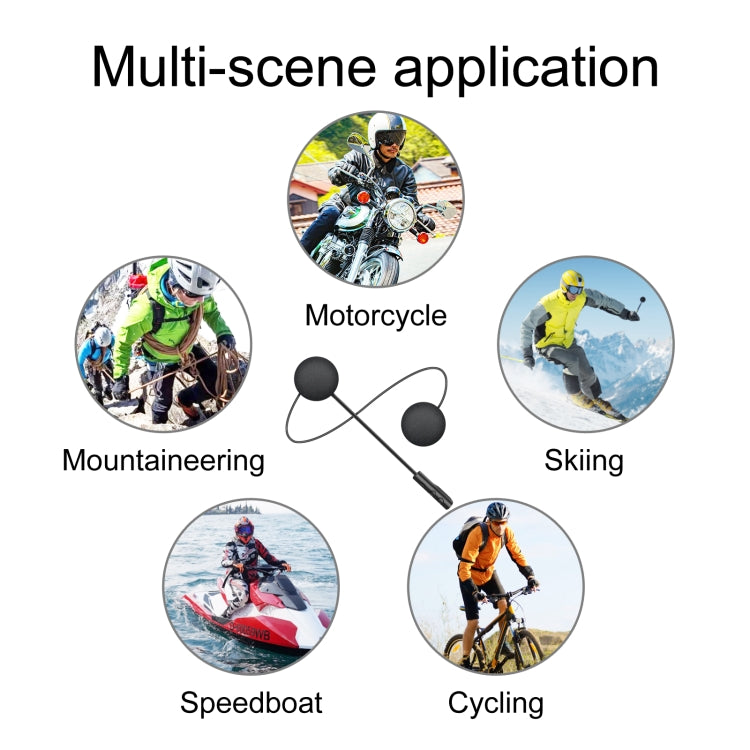 T4 バイク用ヘルメット Bluetoothヘッドセット BT 5.0 ステレオ 自動接続対応 SIRI、T4