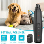 電動犬用爪グラインダー USB充電式 ペット用痛みなし爪切り, 爪グラインダー