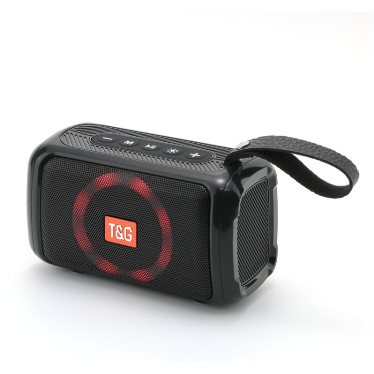 T&G TG193 ポータブル Bluetoothスピーカー LEDライト 防水 アウトドアサブウーファー TFカード/FMラジオ/AUX対応