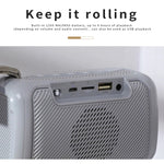 T&G TG193 ポータブル Bluetoothスピーカー LEDライト 防水 アウトドアサブウーファー TFカード/FMラジオ/AUX対応