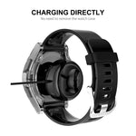 ENKAY Hat-Prince フルカバレッジ 透明ソフトケース TPU HD クリアカバー + 強化ガラスプロテクター、Samsung Galaxy Watch4 Classic 42mm 用、Samsung Watch4 Classic 46mm 用