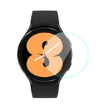 ENKAY Hat-Prince フルカバレッジ 透明ソフトケース TPU HD クリアカバー + 強化ガラスプロテクター、Samsung Galaxy Watch4 Classic 42mm 用、Samsung Watch4 Classic 46mm 用