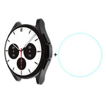 ENKAY Samsung Galaxy Watch4 Classic 42mm 用 ENKAY Hat-Prince フルカバレッジ 電気めっきソフトケース TPU HD クリアカバー + 強化ガラスプロテクター、Samsung Galaxy Watch4 Classic 42mm 用