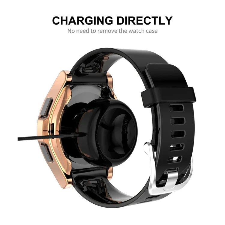 ENKAY Samsung Galaxy Watch4 Classic 42mm 用 ENKAY Hat-Prince フルカバレッジ 電気めっきソフトケース TPU HD クリアカバー + 強化ガラスプロテクター、Samsung Galaxy Watch4 Classic 42mm 用