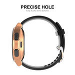 ENKAY Samsung Galaxy Watch4 Classic 42mm 用 ENKAY Hat-Prince フルカバレッジ 電気めっきソフトケース TPU HD クリアカバー + 強化ガラスプロテクター、Samsung Galaxy Watch4 Classic 42mm 用