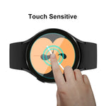 Samsung Galaxy Watch4 40mm 用 ENKAY Hat-Prince 0.2mm 9H 2.15D 曲面エッジ 強化ガラススクリーンプロテクター 時計フィルム、1枚、2枚、5枚、10枚
