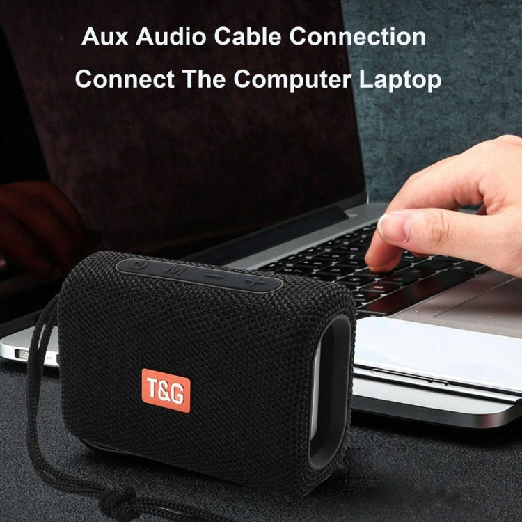 T&G TG313 ポータブルアウトドア防水 Bluetoothスピーカー サブウーファー TFカード/FMラジオ/AUX対応