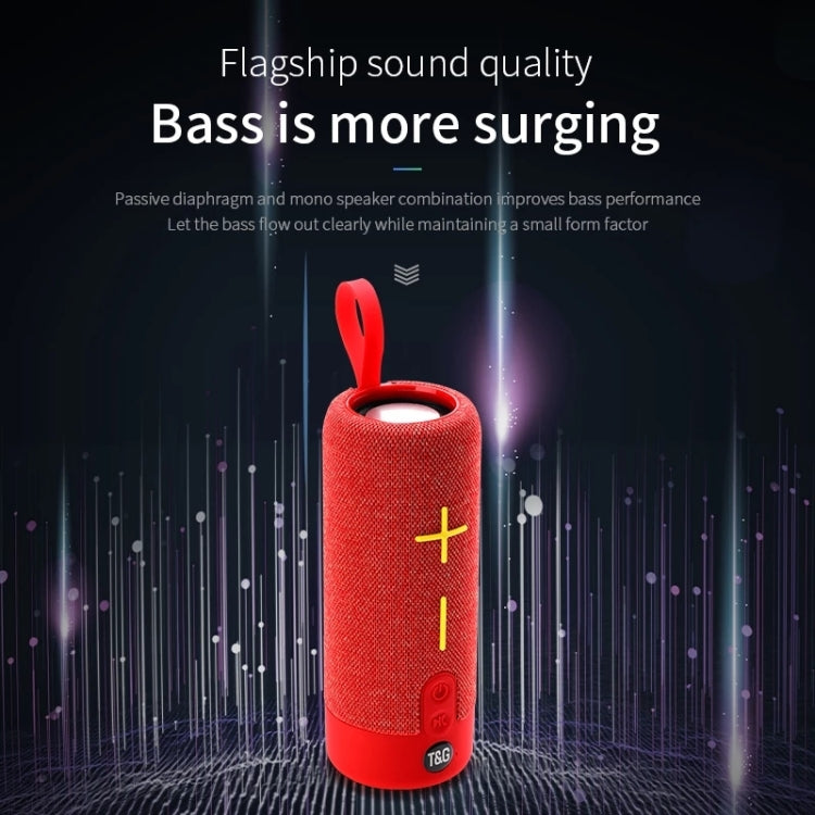 T&G TG619 ポータブル Bluetoothワイヤレススピーカー 防水 アウトドアバスサブウーファー AUX/TF/USB対応