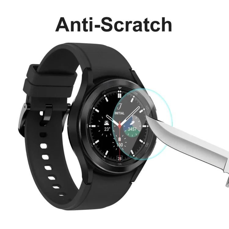 Samsung Galaxy Watch4 Classic 42mm 用 ENKAY Hat-Prince 0.2mm 9H 2.15D 曲面エッジ 強化ガラススクリーンプロテクター 時計フィルム、1枚、2枚、5枚、10枚