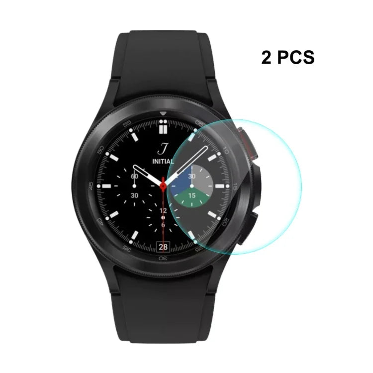 Samsung Galaxy Watch4 Classic 42mm 用 ENKAY Hat-Prince 0.2mm 9H 2.15D 曲面エッジ 強化ガラススクリーンプロテクター 時計フィルム、1枚、2枚、5枚、10枚