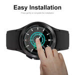 Samsung Galaxy Watch4 Classic 46mm 用 ENKAY Hat-Prince クリスタルスクリーンプロテクター 傷防止時計フィルム、1枚、2枚