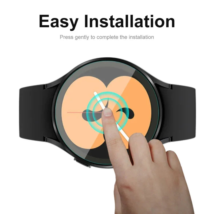 Samsung Galaxy Watch4 44mm 用 ENKAY Hat-Prince クリスタルスクリーンプロテクター 傷防止時計フィルム、1枚、2枚