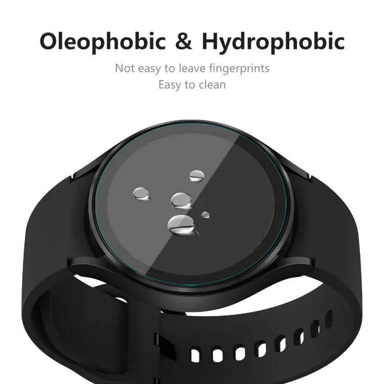 Samsung Galaxy Watch4 44mm 用 ENKAY Hat-Prince クリスタルスクリーンプロテクター 傷防止時計フィルム、1枚、2枚