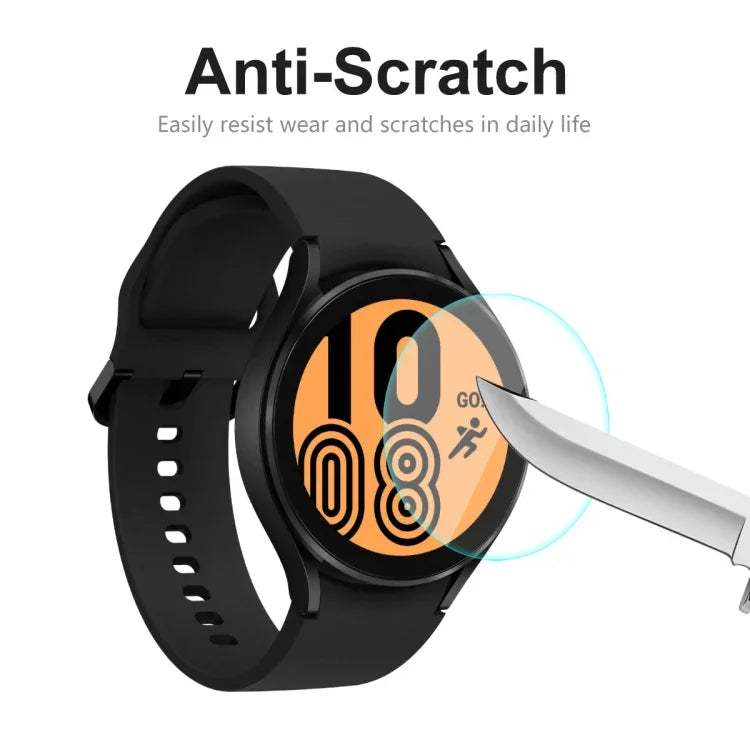 Samsung Galaxy Watch4 44mm 用 ENKAY Hat-Prince クリスタルスクリーンプロテクター 傷防止時計フィルム、1枚、2枚
