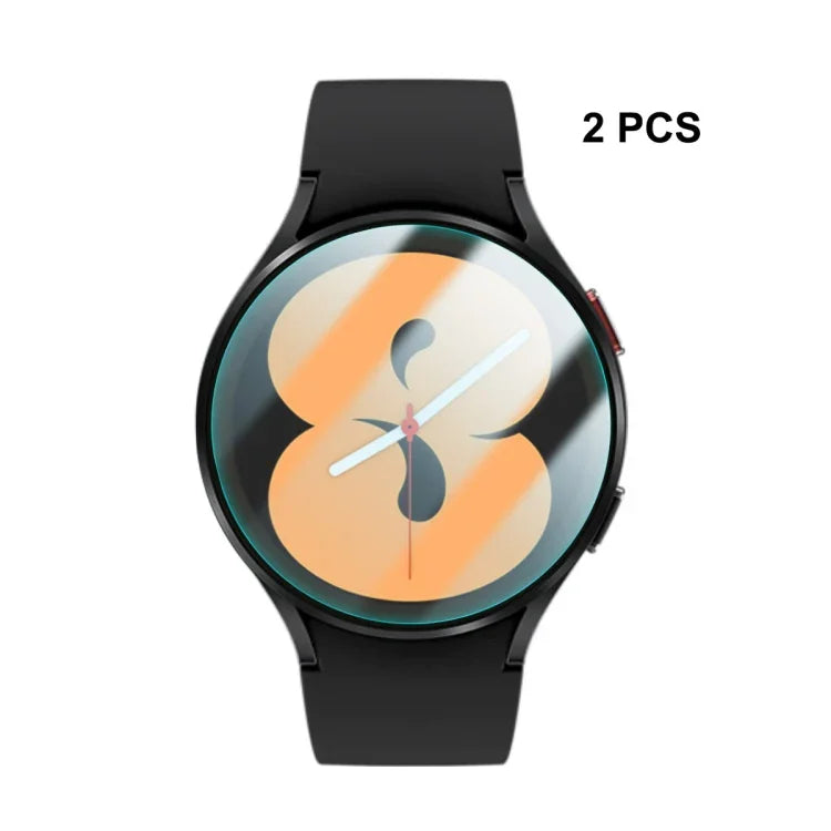 Samsung Galaxy Watch4 44mm 用 ENKAY Hat-Prince クリスタルスクリーンプロテクター 傷防止時計フィルム、1枚、2枚