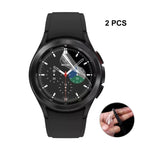 Samsung Galaxy Watch4 Classic 46mm 用 ENKAY Hat-Prince フルスクリーンカバレッジ 反り返りなしエッジ TPU ソフトフィルム、1枚、2枚
