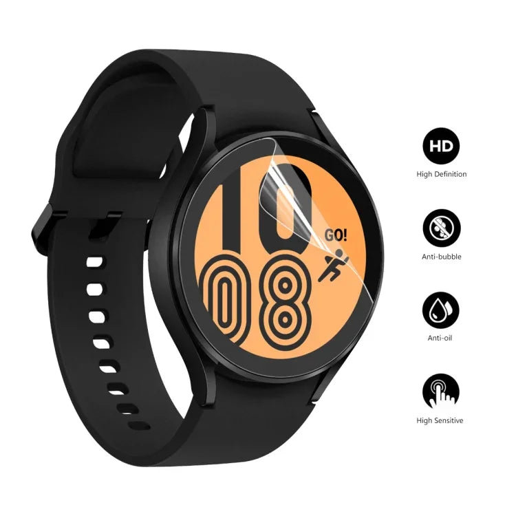 Samsung Galaxy Watch4 40mm 用 ENKAY Hat-Prince フルスクリーンカバレッジ 反り返りなしエッジ TPU ソフトフィルム、1枚、2枚