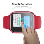 Apple Watch Series 9 / 8 / 7 45mm用 ENKAY Hat-Prince 3DフルカバレッジソフトPCエッジ + PMMA HDスクリーンプロテクターフィルム、1枚、2枚、5枚、10枚