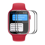 Apple Watch Series 9 / 8 / 7 45mm用 ENKAY Hat-Prince 3DフルカバレッジソフトPCエッジ + PMMA HDスクリーンプロテクターフィルム、1枚、2枚、5枚、10枚