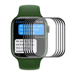 Apple Watch Series 9 / 8 / 7 41mm用 ENKAY Hat-Prince ケースフレンドリー3DフルスクリーンPETカーブドホットベンディングHDスクリーンプロテクターフィルム、1枚 Apple Watch Series 7 41mm用、2枚 Apple Watch Series 7 41mm用、5枚 Apple Watch Series 7 41mm用