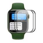 Apple Watch Series 9 / 8 / 7 45mm用 ENKAY Hat-Prince ケースフレンドリー3DフルスクリーンPETカーブドホットベンディングHDフィルム、1枚 Apple Watch Series 7 45mm用、2枚 Apple Watch Series 7 45mm用、5枚 Apple Watch Series 7 45mm用