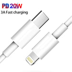 PD20W USB-C / Type-C to 8 Pin PD Fast Charging Sync Data Cable for iPhone 13 / 12 Series, 1m, 1.5m, 2m