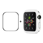 Apple Watch Series 7 45mm用 ENKAY Hat-Prince PCフレーム + フルカバレッジPMMA HDスクリーンプロテクターフィルム