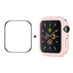 Apple Watch Series 7 45mm用 ENKAY Hat-Prince PCフレーム + フルカバレッジPMMA HDスクリーンプロテクターフィルム