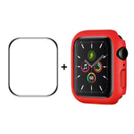 Apple Watch Series 7 45mm用 ENKAY Hat-Prince PCフレーム + フルカバレッジPMMA HDスクリーンプロテクターフィルム