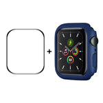 Apple Watch Series 7 45mm用 ENKAY Hat-Prince PCフレーム + フルカバレッジPMMA HDスクリーンプロテクターフィルム