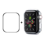 Apple Watch Series 7 45mm用 ENKAY Hat-Prince PCフレーム + フルカバレッジPMMA HDスクリーンプロテクターフィルム