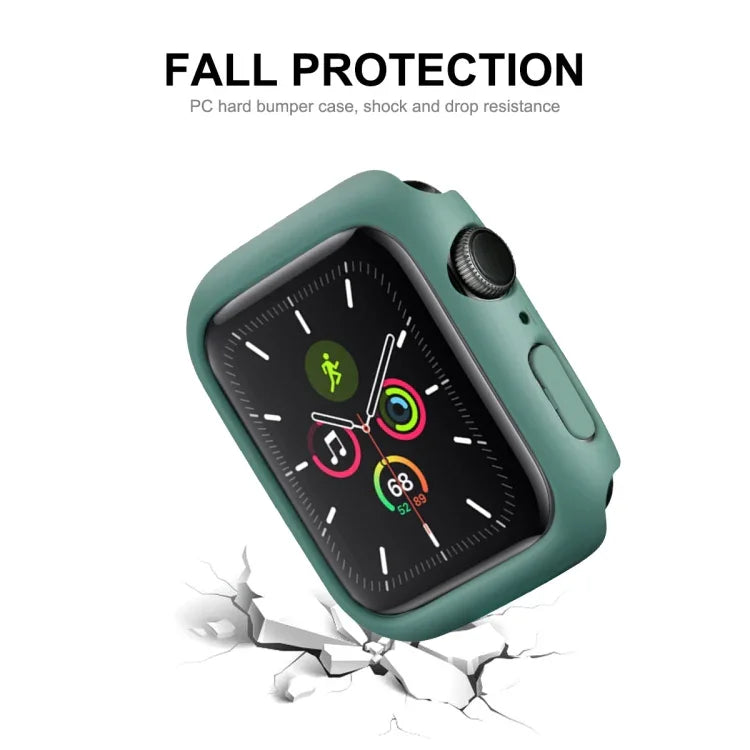 Apple Watch Series 7 45mm用 ENKAY Hat-Prince PCフレーム + フルカバレッジPMMA HDスクリーンプロテクターフィルム