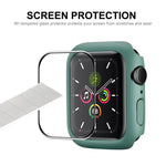 Apple Watch Series 7 45mm用 ENKAY Hat-Prince PCフレーム + フルカバレッジPMMA HDスクリーンプロテクターフィルム