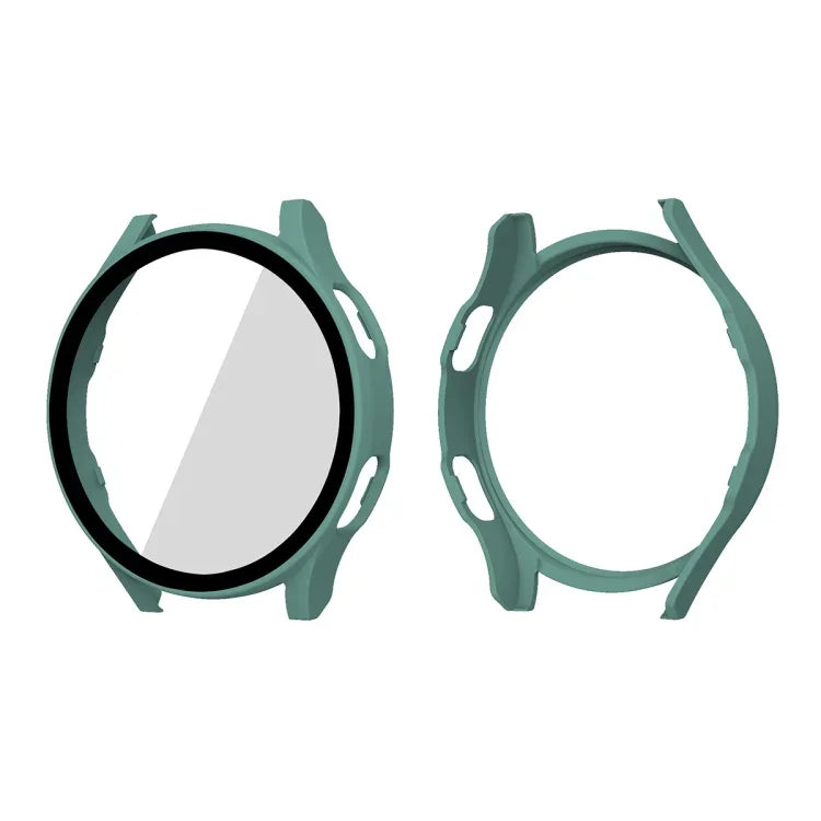 ENKAY Hat-Prince フルカバレッジ PCフレーム + 強化ガラスプロテクター 複合ケース Samsung Galaxy Watch4 40mm 用