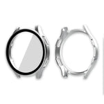 ENKAY Hat-Prince フルカバレッジ PCフレーム + 強化ガラスプロテクター 複合ケース Samsung Galaxy Watch4 40mm 用