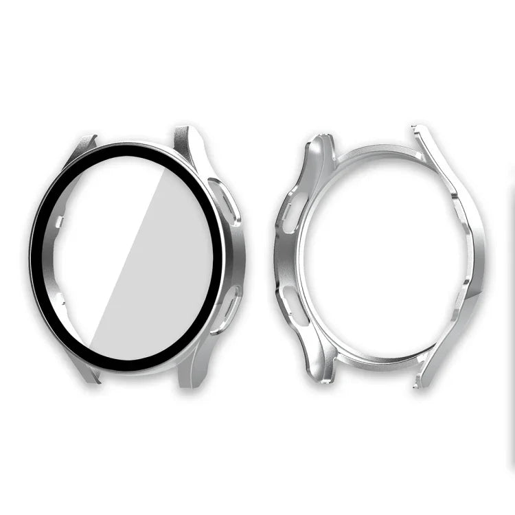 ENKAY Hat-Prince フルカバレッジ PCフレーム + 強化ガラスプロテクター 複合ケース Samsung Galaxy Watch4 40mm 用