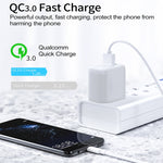 CS-20W ミニポータブル PD3.0 + QC3.0 デュアルポート急速充電器、充電器