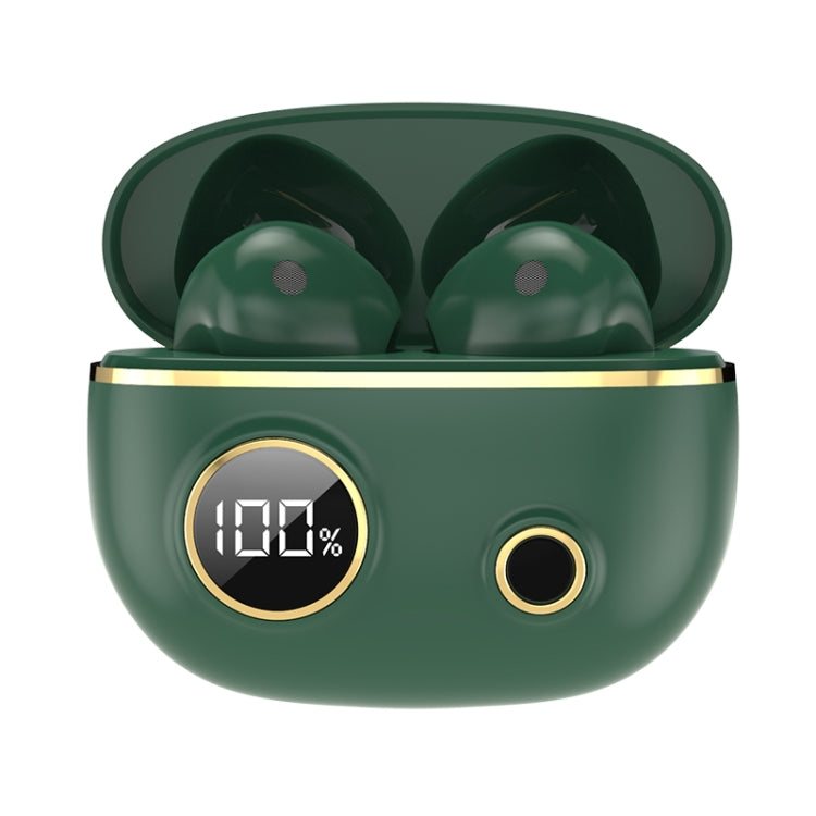 PRO100 TWS Bluetooth 5.2 ノイズキャンセリング 防水イヤホン 9Dステレオ スポーツヘッドホン 充電ケース付き