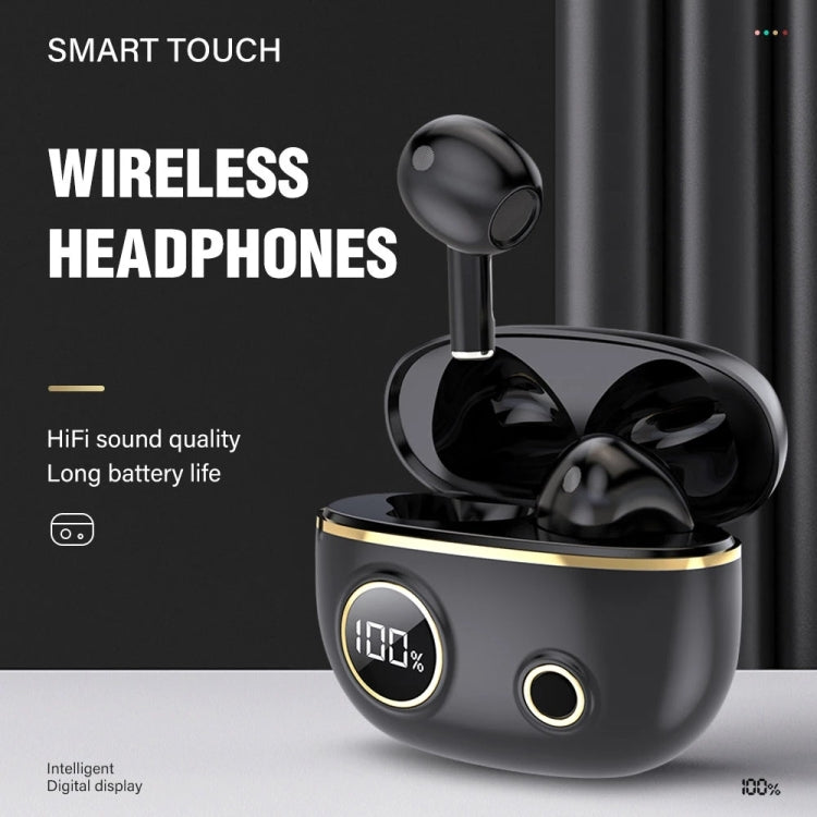 PRO100 TWS Bluetooth 5.2 ノイズキャンセリング 防水イヤホン 9Dステレオ スポーツヘッドホン 充電ケース付き