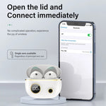 PRO100 TWS Bluetooth 5.2 ノイズキャンセリング 防水イヤホン 9Dステレオ スポーツヘッドホン 充電ケース付き