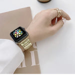 クリエイティブチェーンステンレススチールメタルストラップ Apple Watch Series 7 41mm / 6&SE&5&4 40mm / 3&2&1 38mm、7 45mm / 6&SE&5&4 44mm / 3&2&1 42mm用