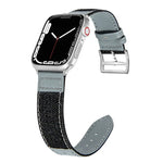 デニムフィットレザー交換用ウォッチストラップ Apple Watch Series 7 41mm / 6&SE&5&4 40mm / 3&2&1 38mm、7 45mm / 6&SE&5&4 44mm / 3&2&1 42mm対応