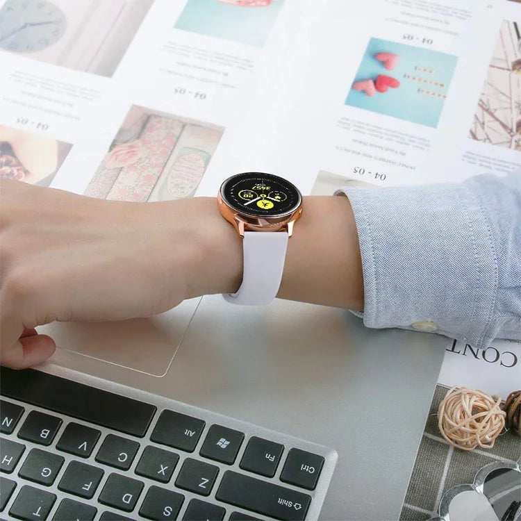 単色シリコンストラップ Samsung Galaxy Watch Active 20mm用