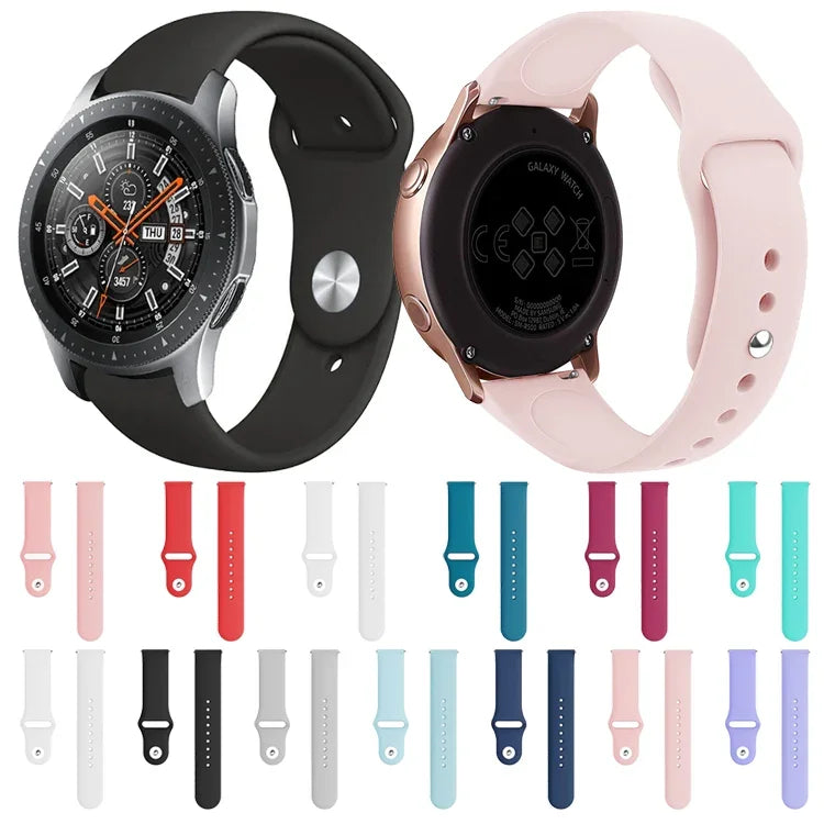 単色シリコンストラップ Samsung Galaxy Watch Active 20mm用