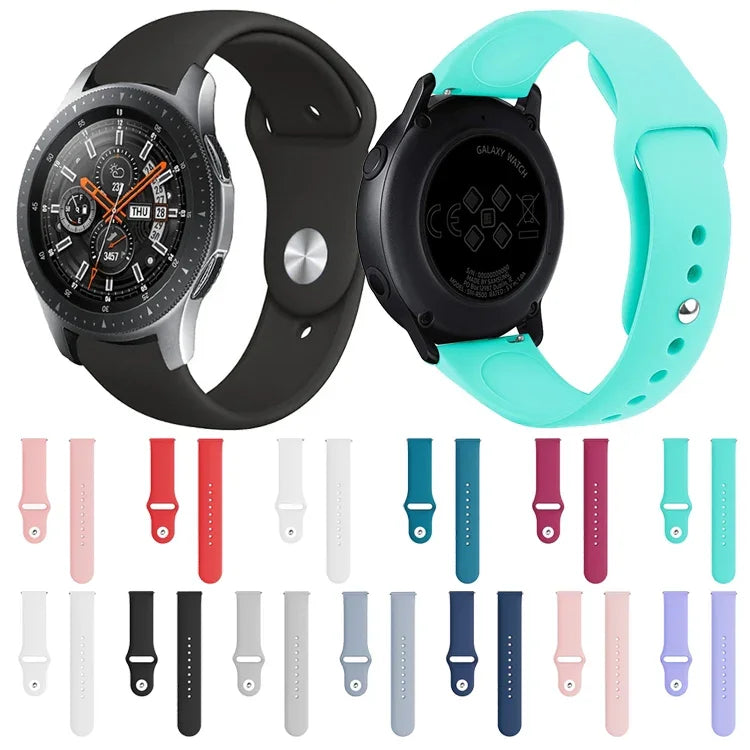 単色シリコンストラップ Samsung Galaxy Watch Active 22mm用