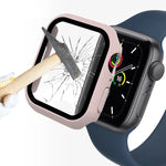 Apple Watch Series 7 41mm用 ENKAY Hat-Prince 2イン1 PCフレーム + 9H強化ガラスプロテクター フルカバレッジケース